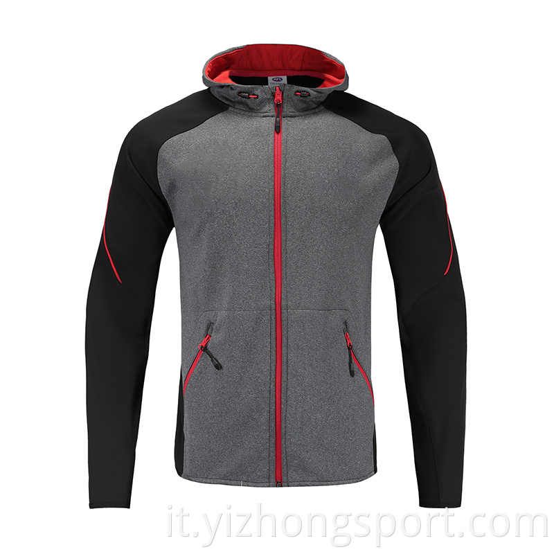 Soccer Wear Zip Up Hoodies